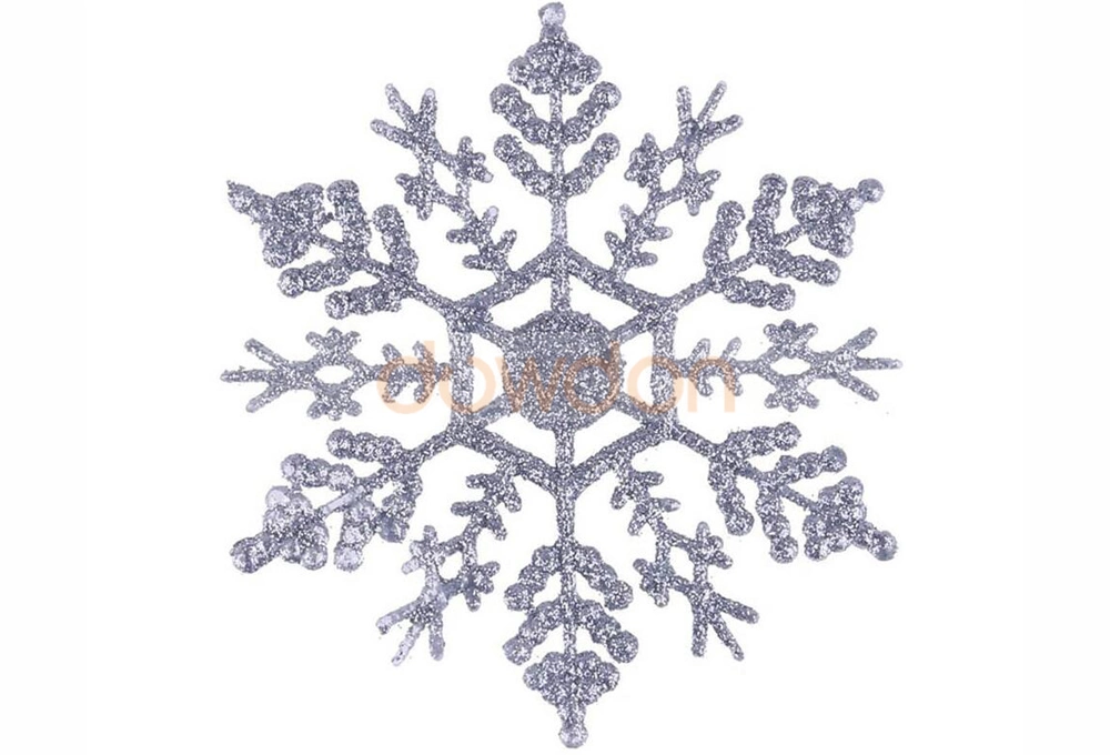 Christmas Snow Flakes White Snowflake Ornaments Holiday Christmas Tree Decortion Festival Party Home Decor