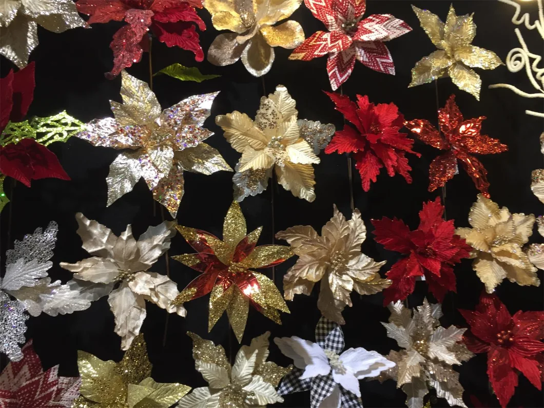 Christmas Ornaments Corned Rattan Garlands for Mall Window Christmas Decoration Display Settings