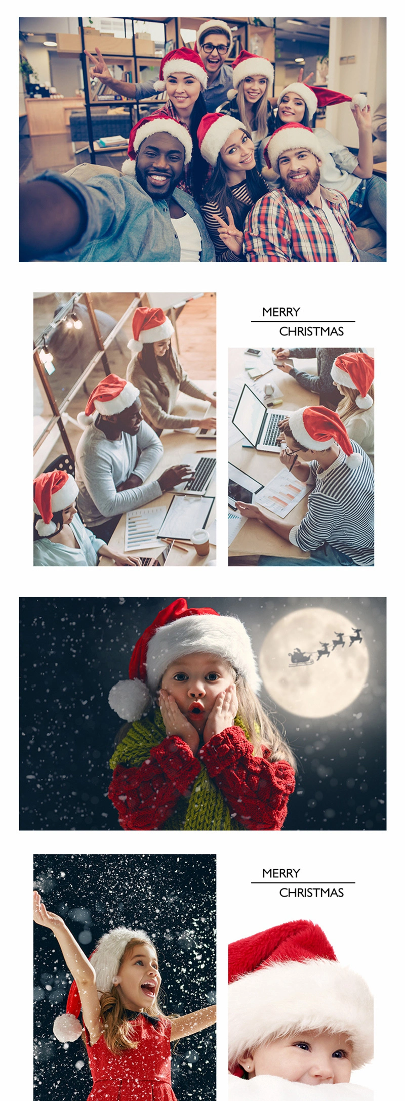 Christmas Ornaments Plush Christmas Hat Children Adult Gold Velvet High Quality Santa Hat
