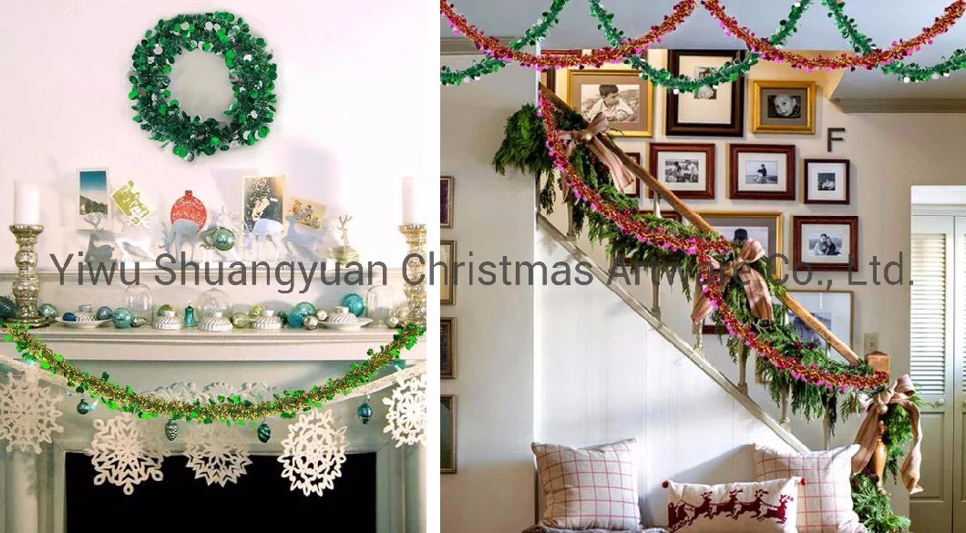 Christmas Tinsel Christmas Ornaments Hanging Ornaments