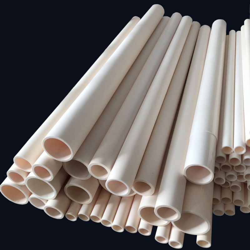 High Strength Alumina Ceramic Threaded Tubes for Industrial Kilns