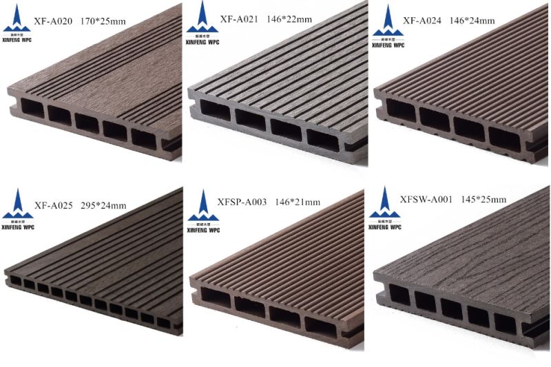 Grooved Deck Board Deep Stripe WPC Decking/Flooring