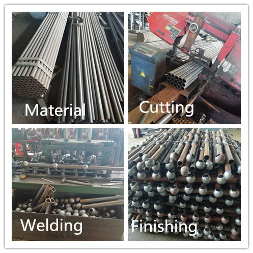 Steel Stanchion with Steel Ball/Standard Stanchion /Bp Stanchion