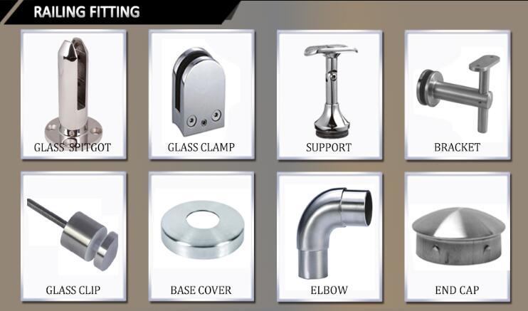 Handrail Fitting Round Baseplate Fence Post