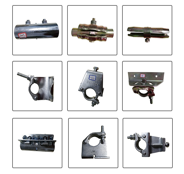 Ladder and Scaffolding Parts Swivel and Fixed Clamp for Pipe