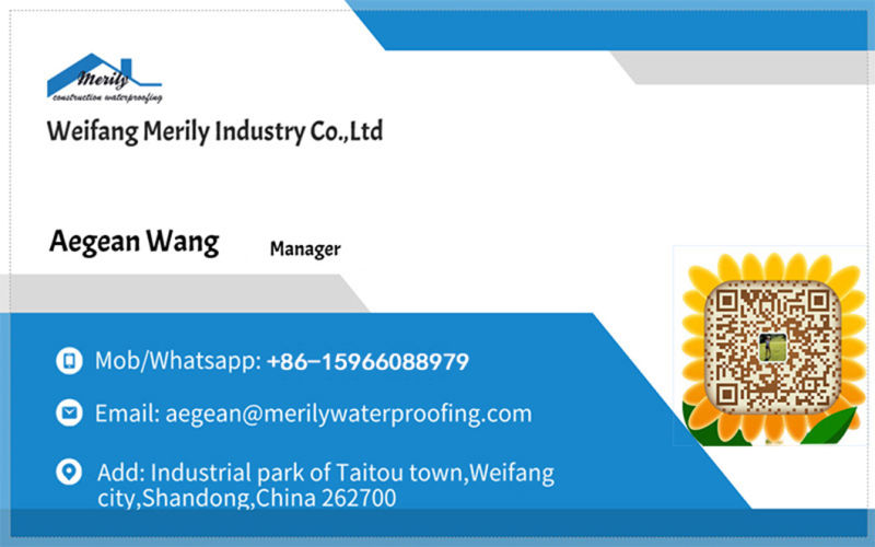 HDPE Self-Adhesive Membrane Waterproofing Membrane