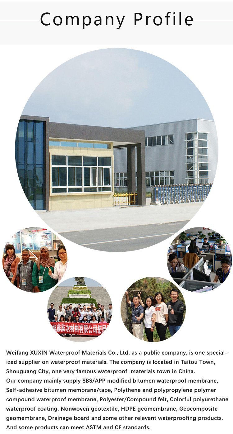 Waterproof Membrane Roofing Sbs Polyester Waterproof Membrane