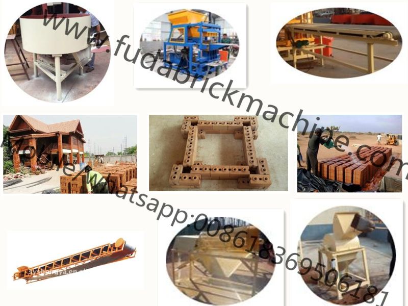 Hydraulic Qt4-10 Fully Automatic Interlocking Brick Machine/Earth Soil Brick Machine