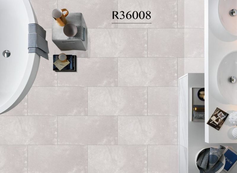 Cement Grey Matt Surface Glazed Porcelain Floor Tiles