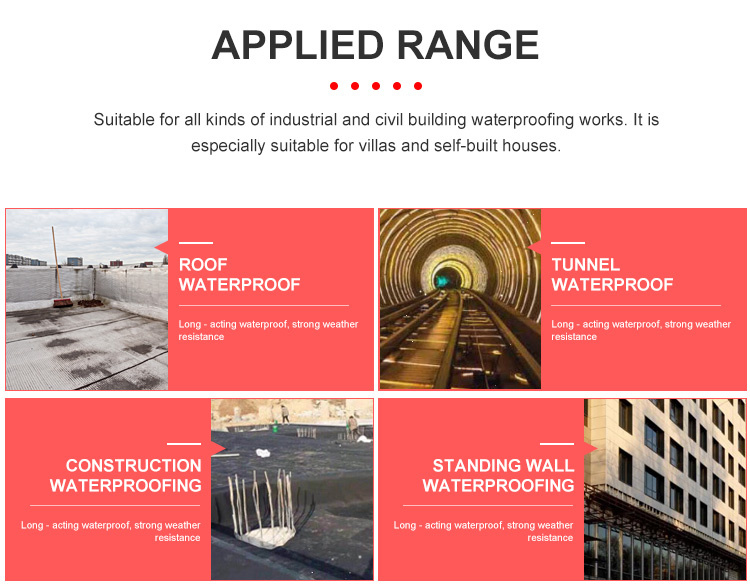 Elastic Waterproof Membrane Polyester Reinforced Waterproof Membrane