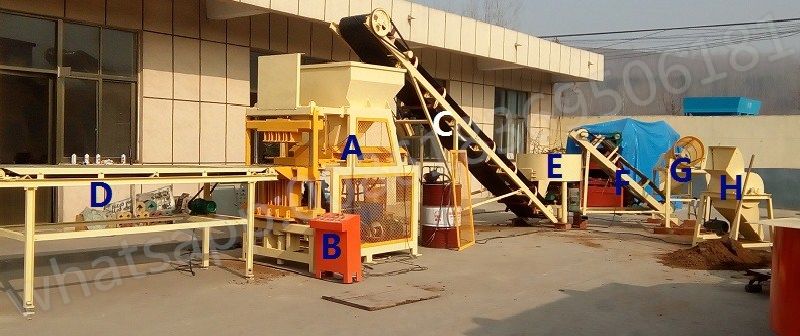 Hydraulic Qt4-10 Fully Automatic Interlocking Brick Machine/Earth Soil Brick Machine