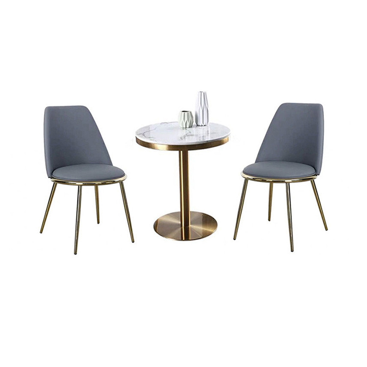 Italian Minimalism Customized Furniture Sets Stable Waterproofing Dining Chairs