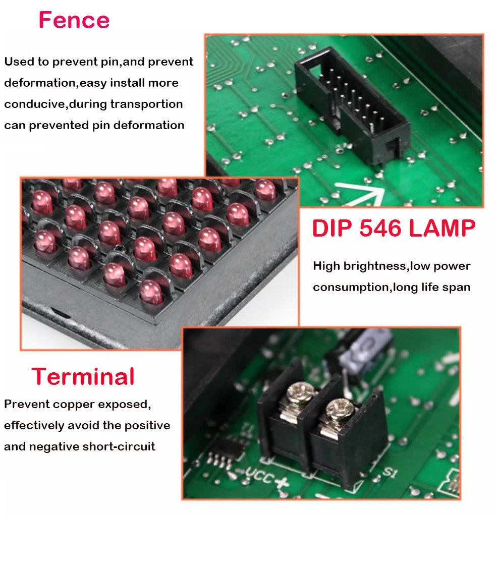 Cheap Price P10 Outdoor Single Color LED Display Module P10 1r LED Display Module