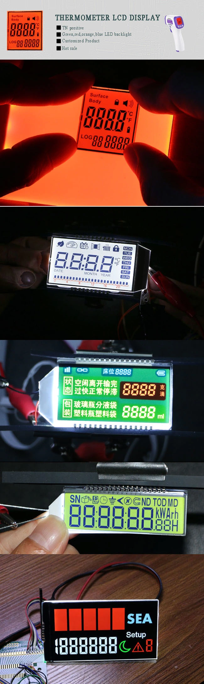 Low Price Tn Type LCD Module Quality LCD Display Module Tn Type LCD Tn