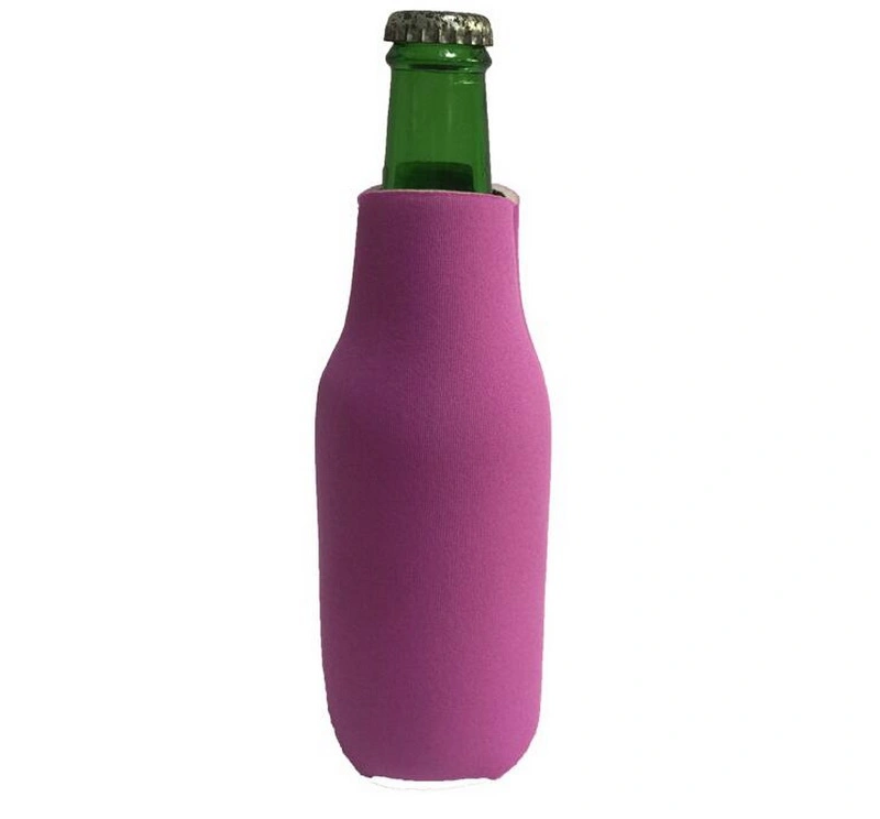 Custom Printed Neoprene Beer Cooler with Zipper 330ml Beer Bottle Cooler Beer Cooler Sleeve