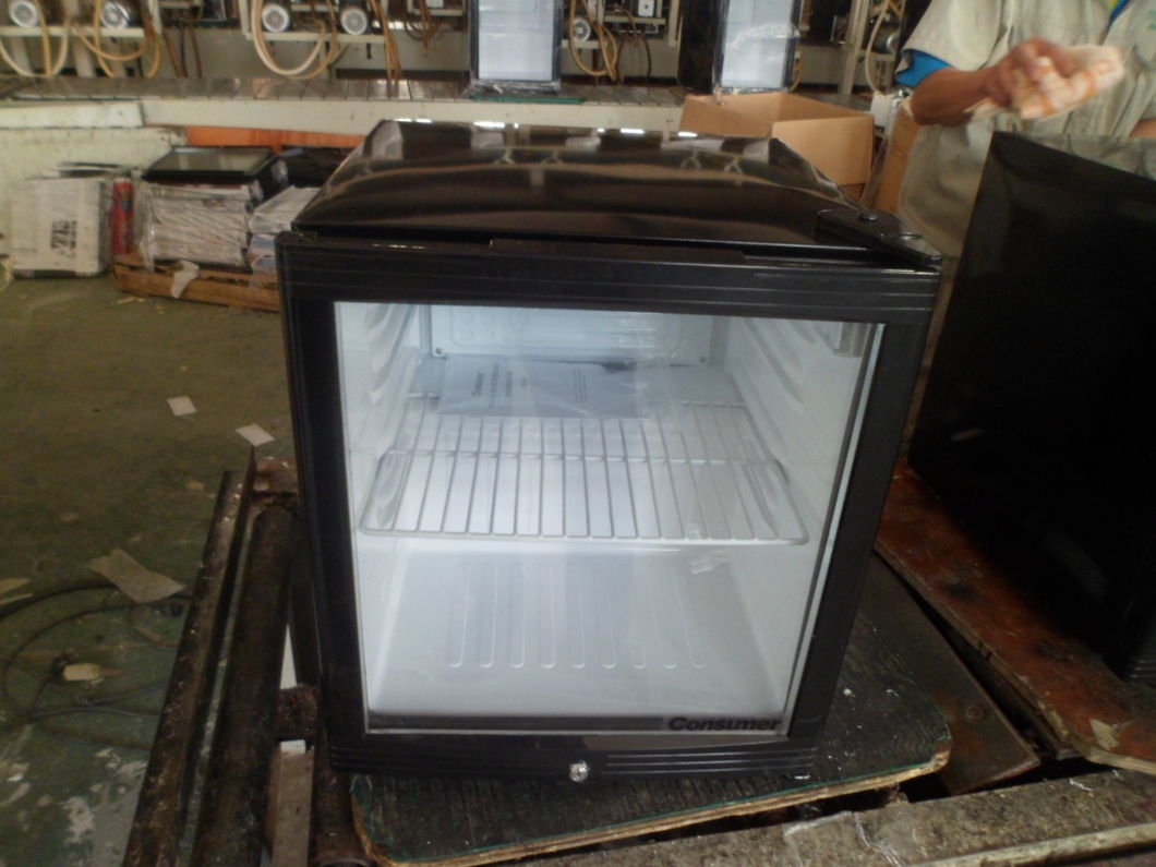 Thermoelectric Beverage Cooler Glass Door Portable Mini Showcase