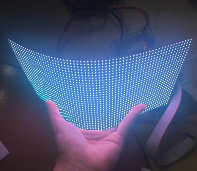 Indoor P2 Soft Module Curved Flexible LED Display Module