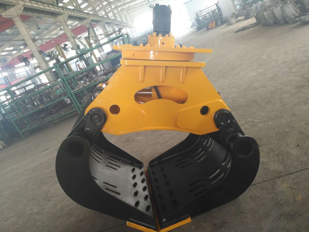 Excavator Attachment 360 Degree Rotating Hydraulic Log Grab