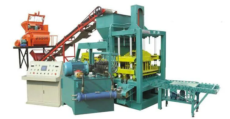 Qt4-15b Interlocking Brick Making Machine, Paver Making Machine, Hollow Cement Block Making Machine