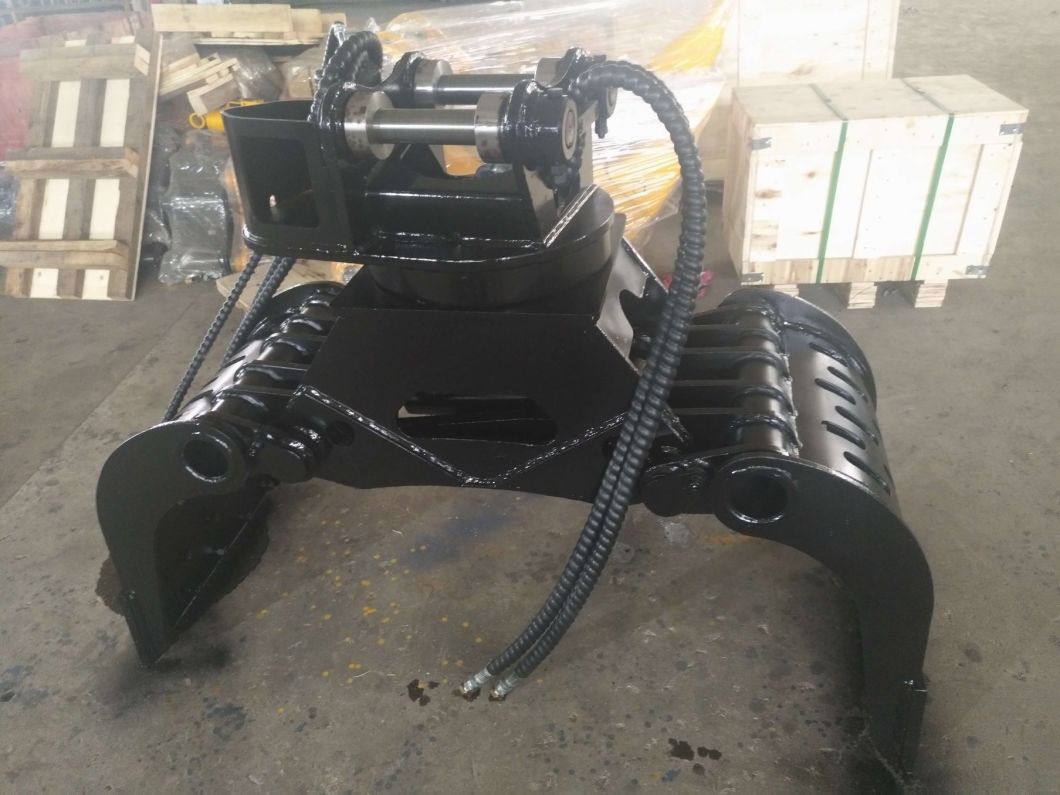 Excavator Attachment 360 Degree Rotating Hydraulic Log Grab