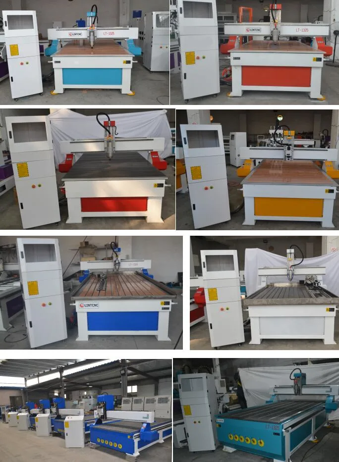 4 Axis 3D CNC Router 1325 Woodworking Machine with Side Rotary Axis