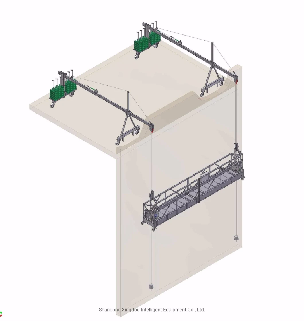 Construction Gondola Work Platform Suspended Platform Wall Gondola Motorized Gondola