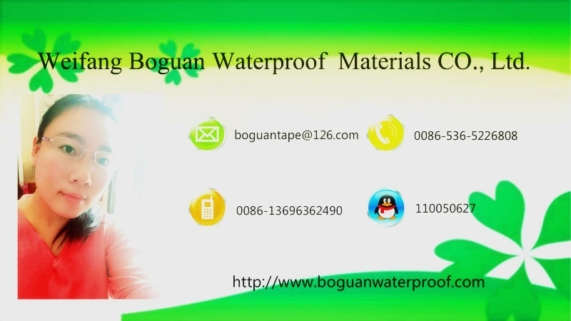 Blue / Green Black Reinforced HDPE Self Adhesive Waterproof Membrane for Roof Waterproofing