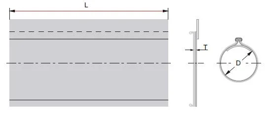 Medium Wall Woven Material Wraparound Sleeve with an Aluminium Liner and Adhesive Coating