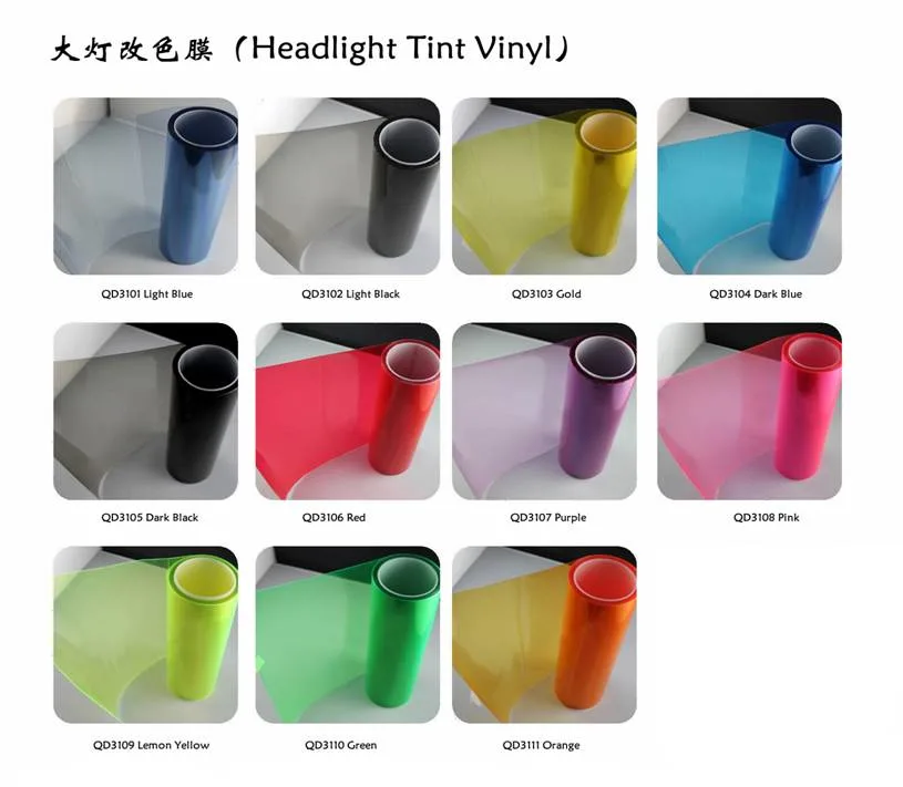 Pet Release Liner Headlight Film Car Light Film