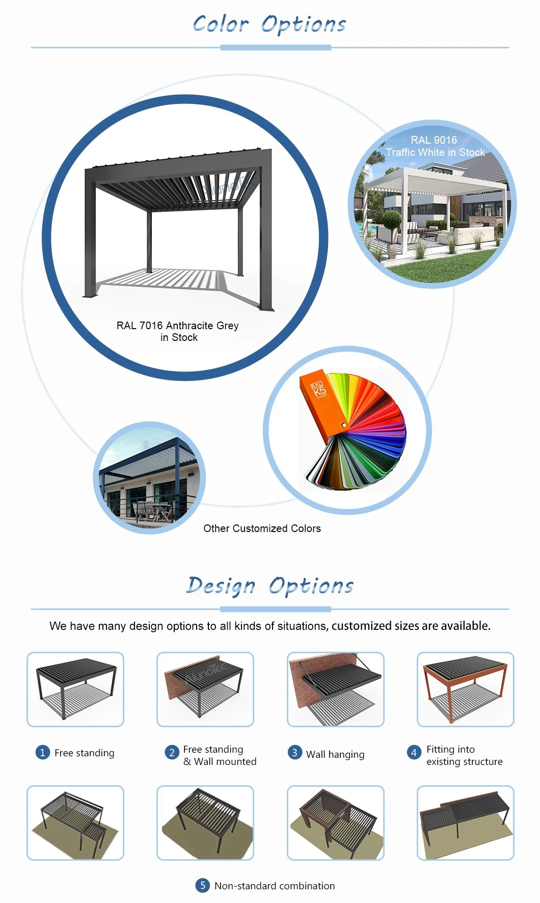 Automated Lourvre Roof Aluminum Waterproof Roof