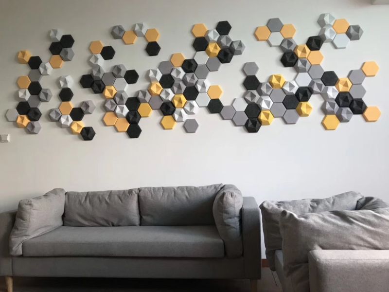 Edgy 3D Tile Suitable Application Acoustic Panel