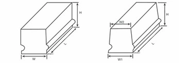 Alumina Liner / Lining Brick / Ceramic Lining 40/50/60/70/77/90mm Thickness with Competitive Price