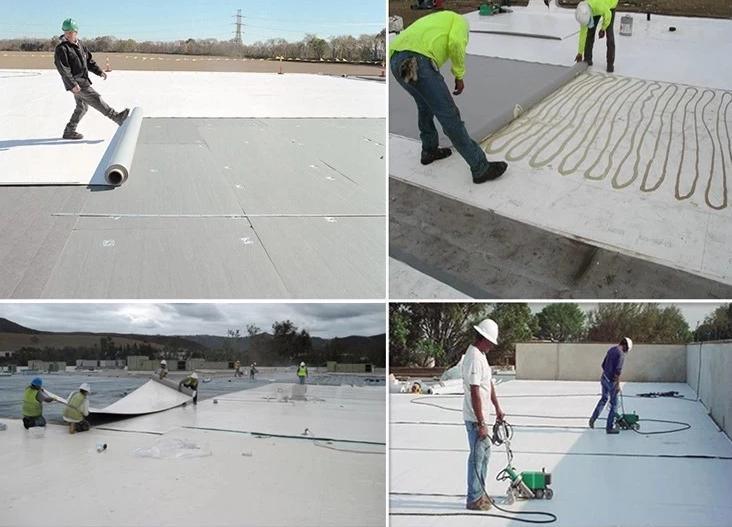 PVC Membrane Roofing Materials PVC Waterproofing Membrane
