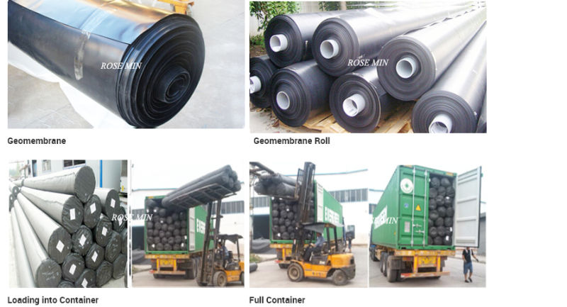 0.50mm 0.75mm 1mm HDPE Geomembrane Geo Membrane Manufacturer