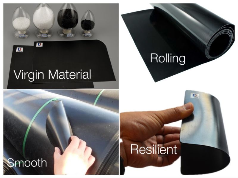 0.75mm 1mm HDPE Geomembrane Liner Factory Price