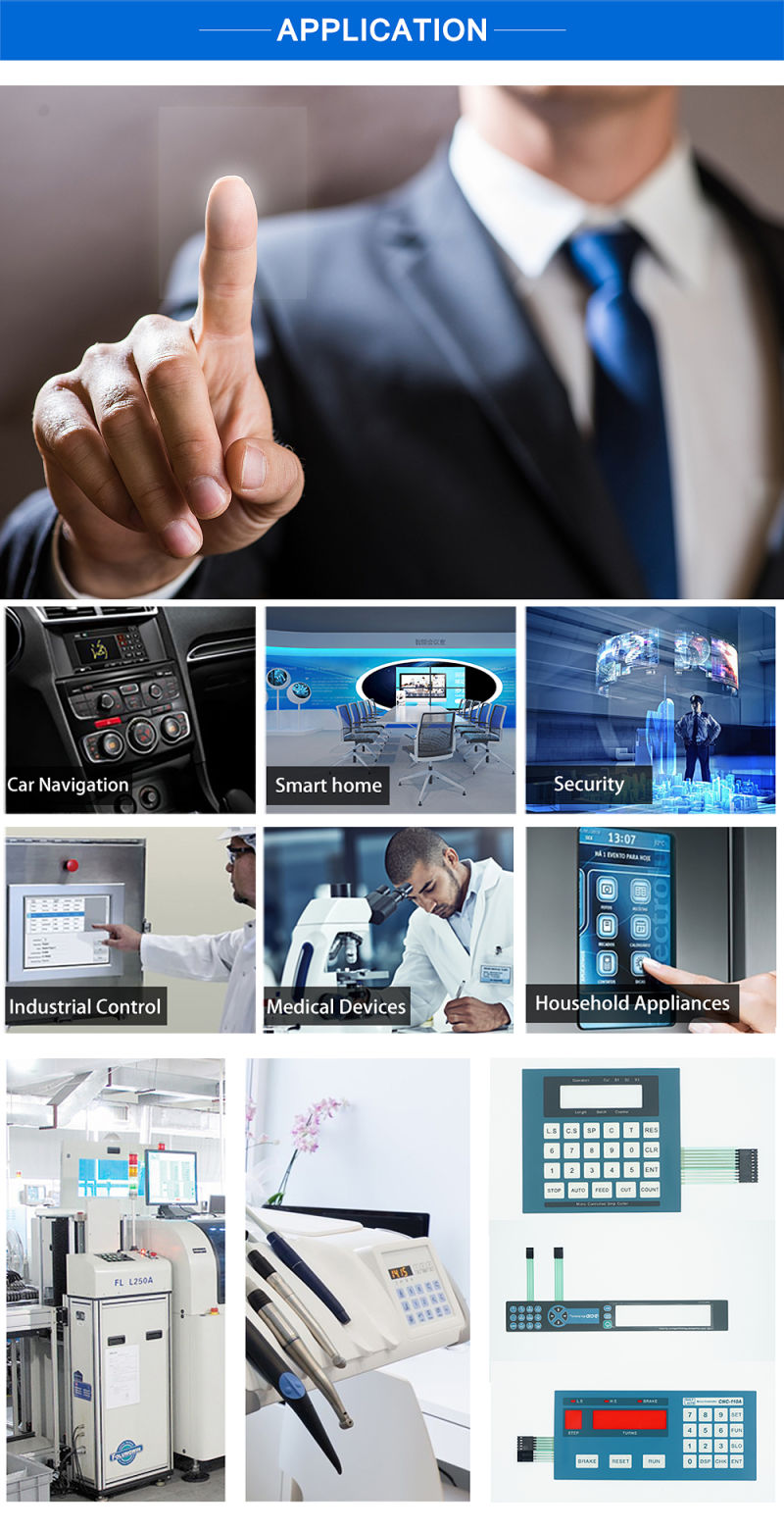 Custom Multi-Buttons Membrane Switch Keyboard for Industry Application