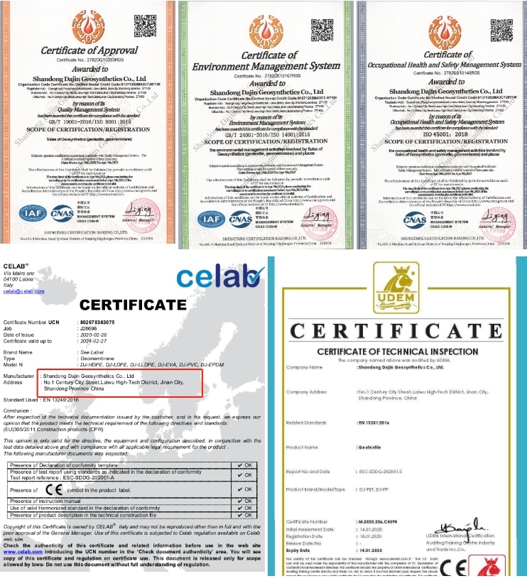 GM13 100% Virgin Waterproof Membrane for Pond Lining