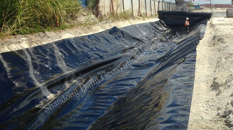 Waterproof Impermeable Plastic 60 Mil HDPE Geomembrane Liner for Pond
