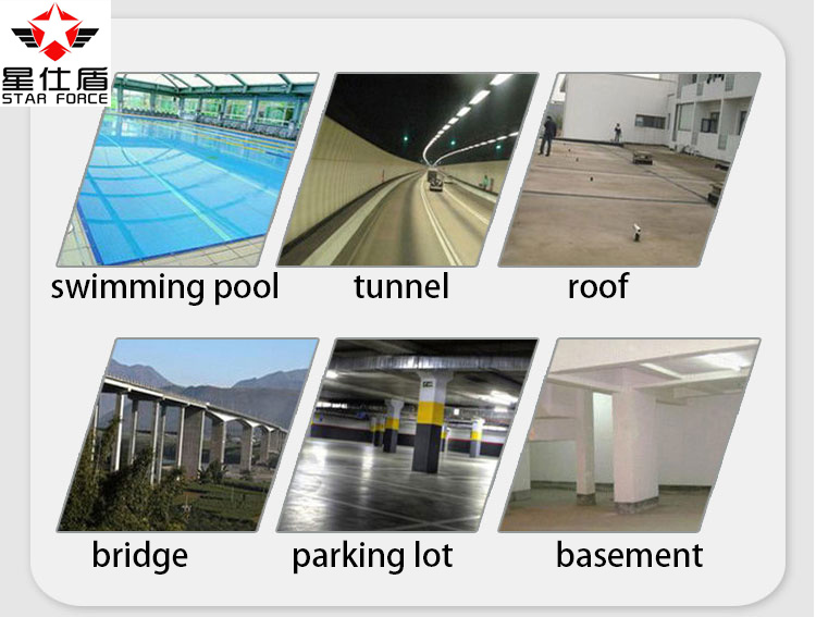 HDPE High Density Polyethylene Pre-Applied Self-Adhesive Waterproof Roofing Membrane for Basement