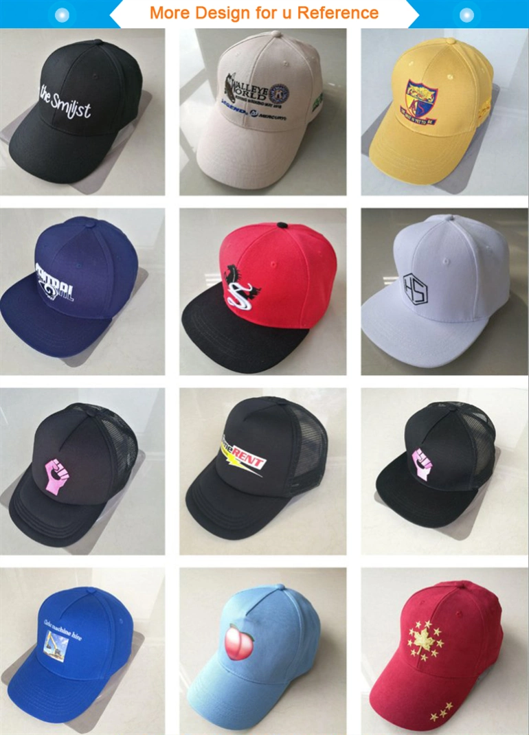 Custom Brushed Cotton Baseball Cap Trucker Hat
