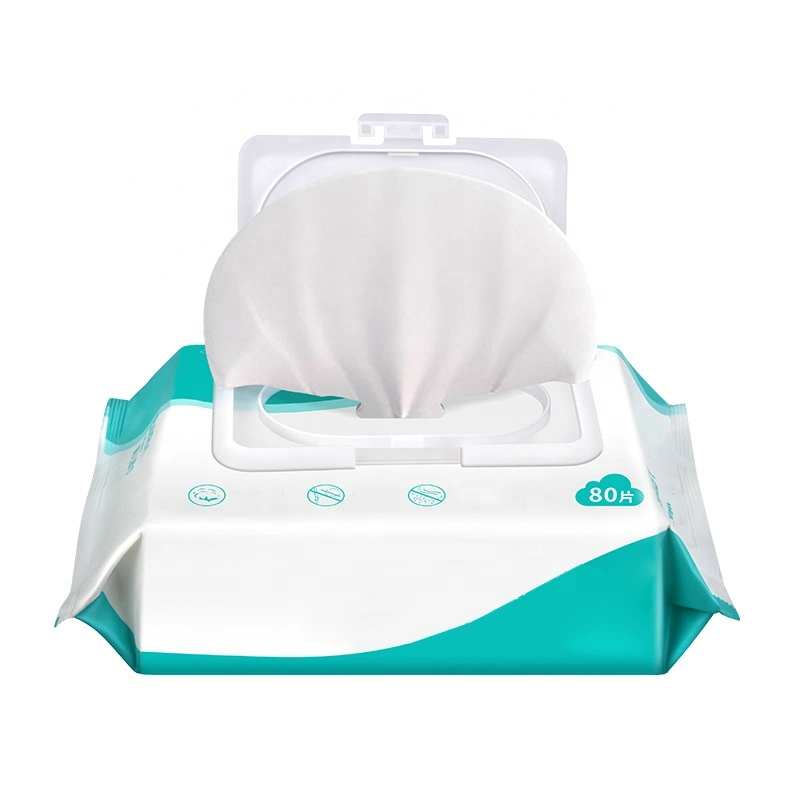 Wholesale Biodegradable Soft Wet Baby Wipes Towel Wet Wipes Baby Flip Top Cap