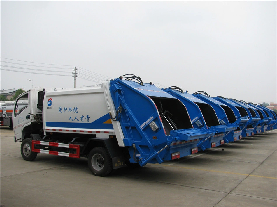 Factory Supplied 4X2 6m3 Compression Garbage Truck, Compression Waste Truck, Compression Refuse Truck for Sale