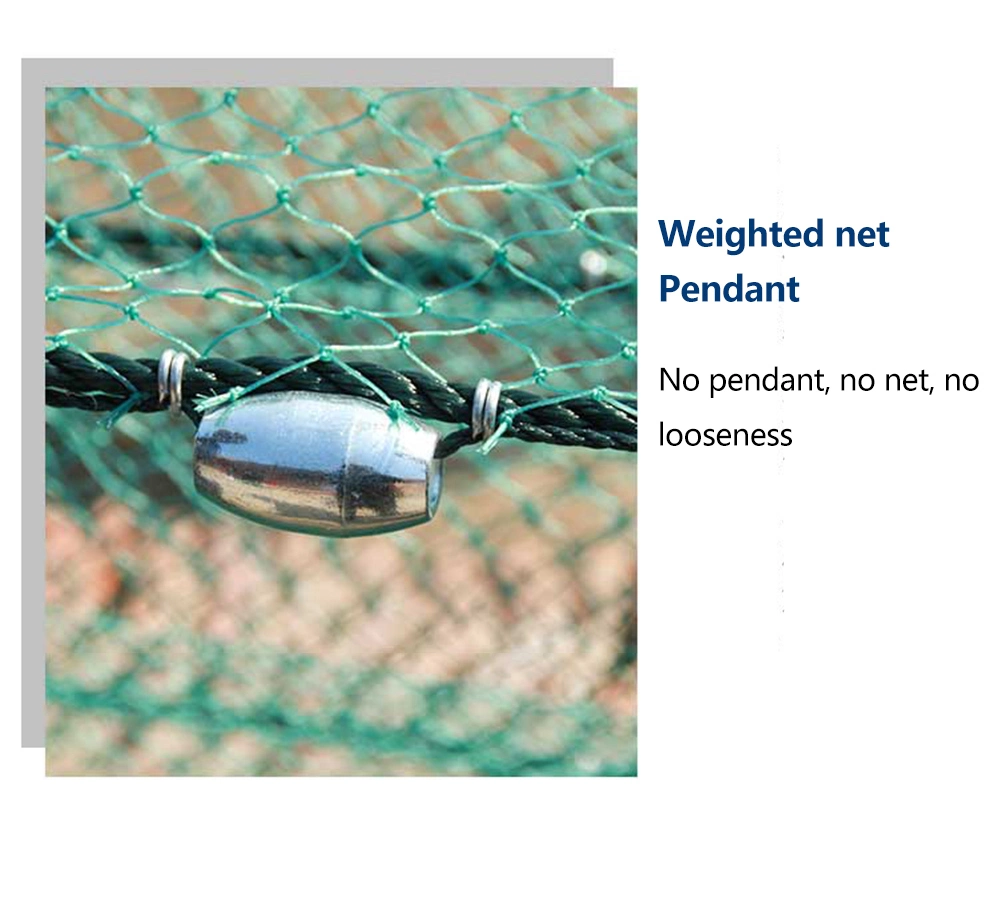 PE/Nylon/Poyester Knotless Fishing Net Construction Safety Net