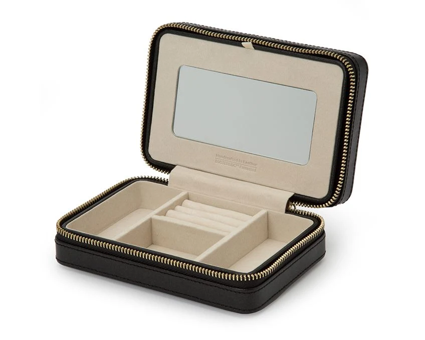 Fashion Square Shape Jewellery Box Packaging Box Women Jewelry Box with Zipper