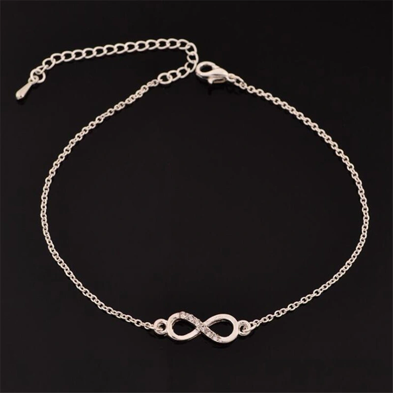 Custom Fashion Jewelry 2021 Simple Design Bracelet for Girls, 18K Gold Plated Jewelry Infinity Love Bracelet