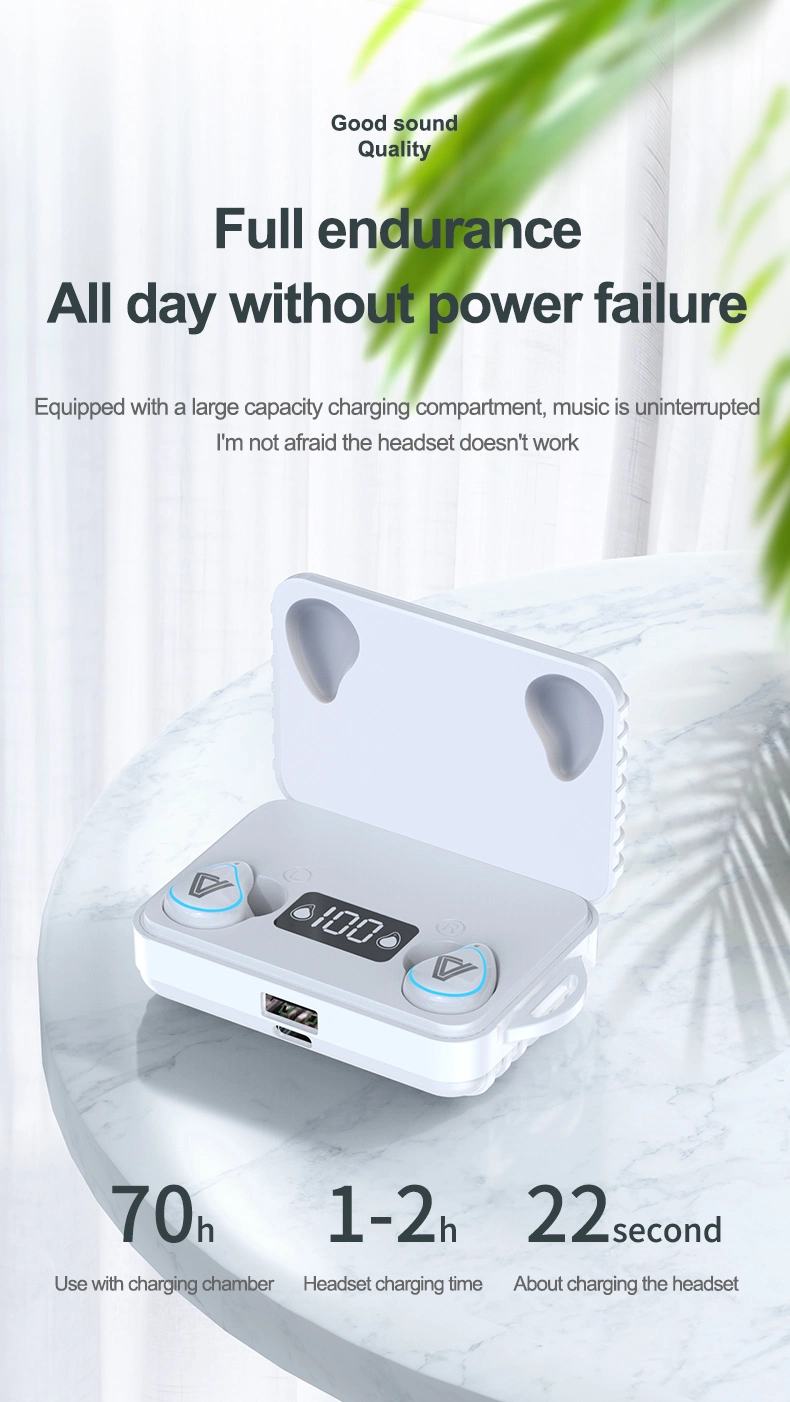 Luggage Case Shape Charging Box Bluetooth Headset Sports Travel Wireless Earbuds Tws