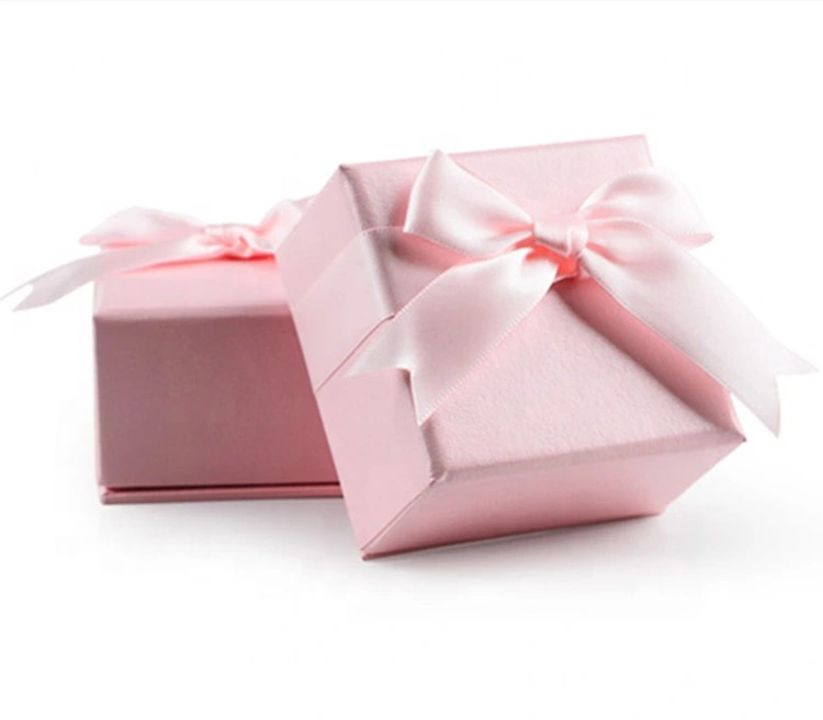 Factory Custom Gift Paper Packaging Jewelry Box with Velvet