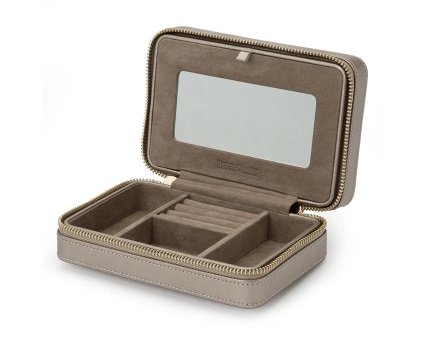 Fashion Square Shape Jewellery Box Packaging Box Women Jewelry Box with Zipper