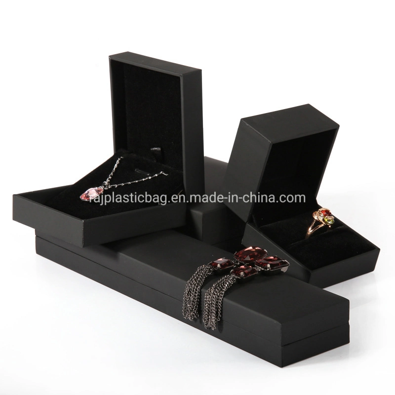 Jewelry Necklace Bracelet Ring Black Velent Inster Custom Packing Box