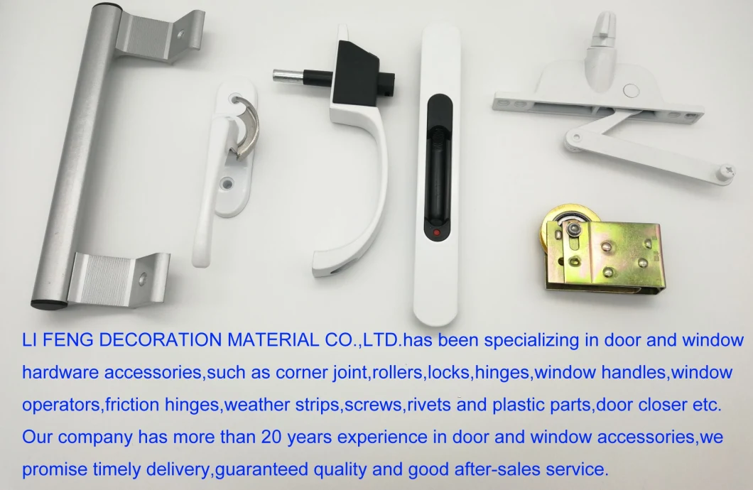 Zinc Alloy Handle Lock for Aluminium Door Window Hardware Accessories